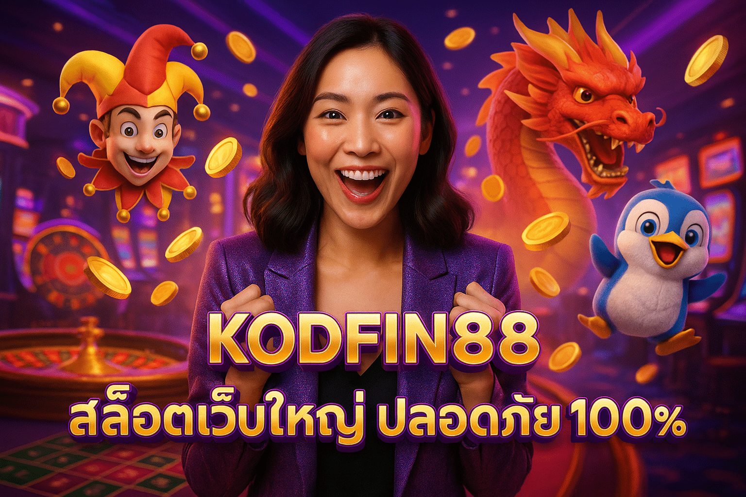 KODFIN88 สล็อตเว็บใหญ่ ปลอดภัย 100%