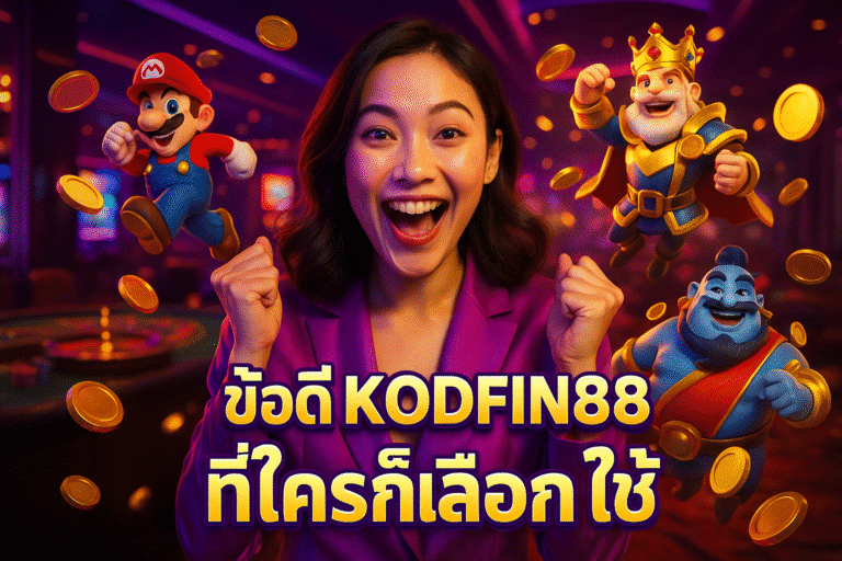 ข้อดี KODFIN88 ที่ใครก็เลือกใช้
