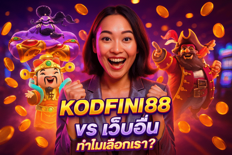 KODFIN88 vs เว็บอื่น ทำไมเลือกเรา?
