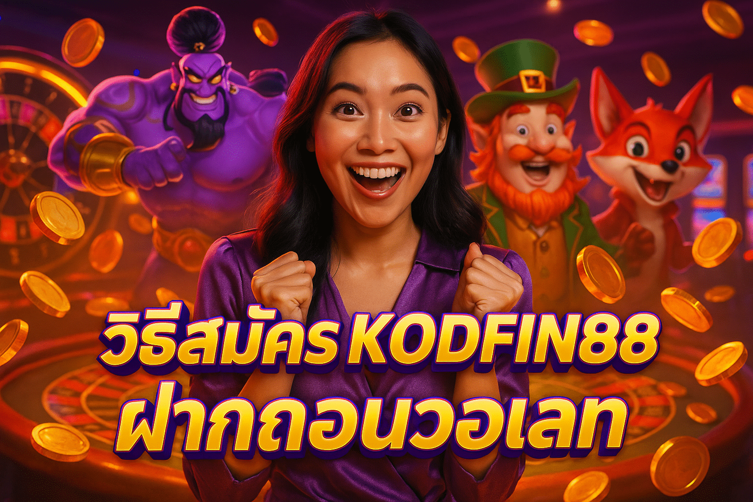 วิธีสมัคร KODFIN88 ฝากถอนวอเลท