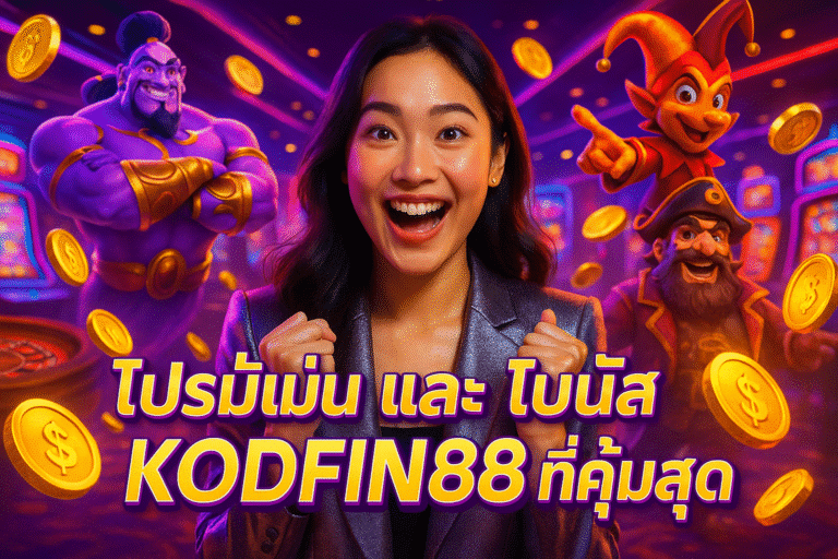 โปรโมชั่น และ โบนัส KODFIN88 ที่คุ้มสุด