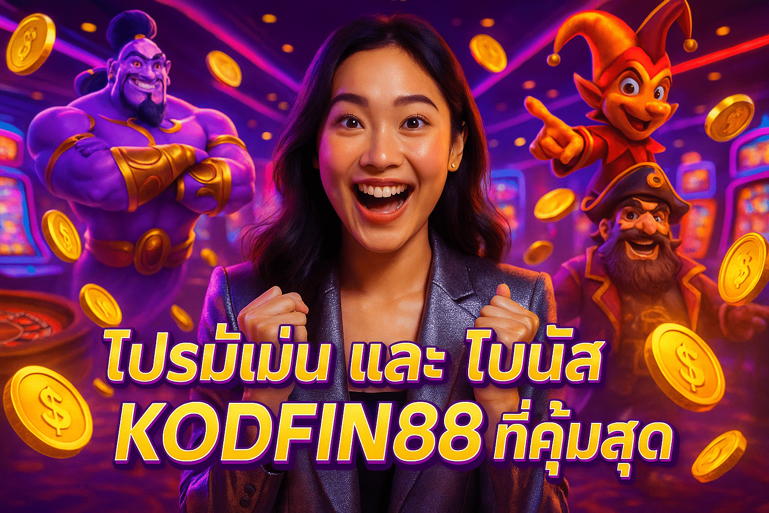 โปรโมชั่น และ โบนัส KODFIN88 ที่คุ้มสุด