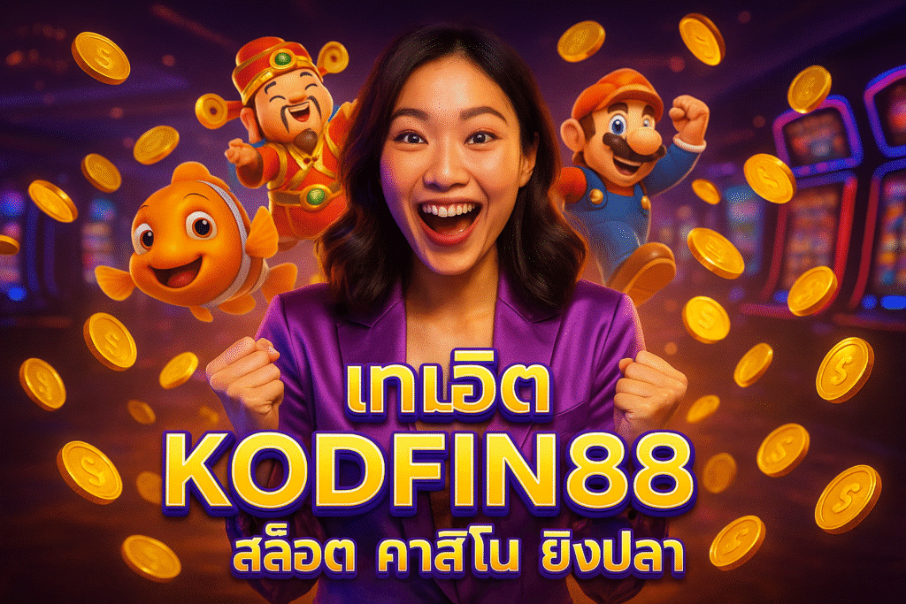 เกมฮิต KODFIN88 สล็อต คาสิโน ยิงปลา
