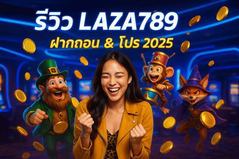 รีวิว LAZA789 — ฝากถอน & โปร 2025